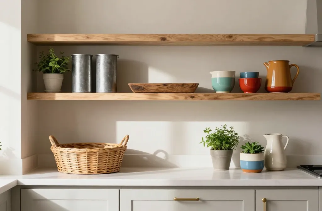 How to Decorate Above Kitchen Cabinets on a Budget