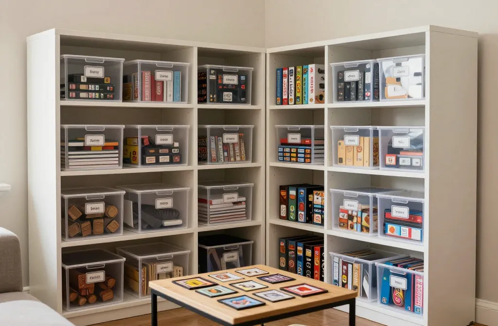 How to Store Board Games in a Small Home