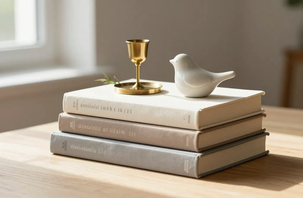 DIY Decorative Book Stack Ideas for Shelves and Tables