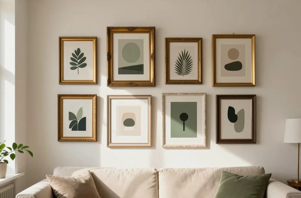 How to Decorate With Antique Frames on a Budget