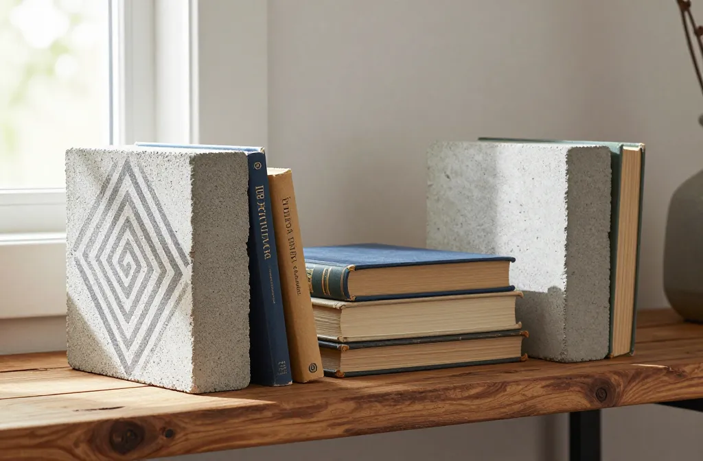 DIY Bookend Ideas Using Affordable Materials