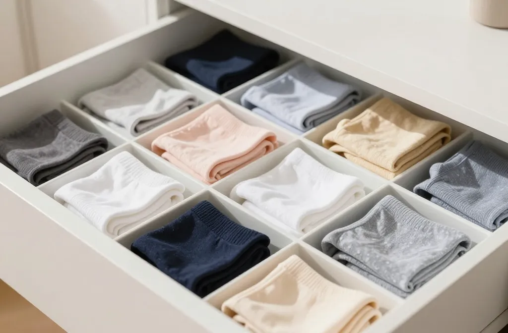 How to Organize Socks and Underwear in Small Drawers