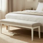 How to Style a Bench at the Foot of the Bed on a Budget