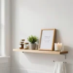 How to Decorate a Small Bathroom Shelf with Style and Function