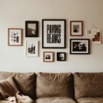 Affordable Ways to Decorate a Blank Wall Above a Sofa