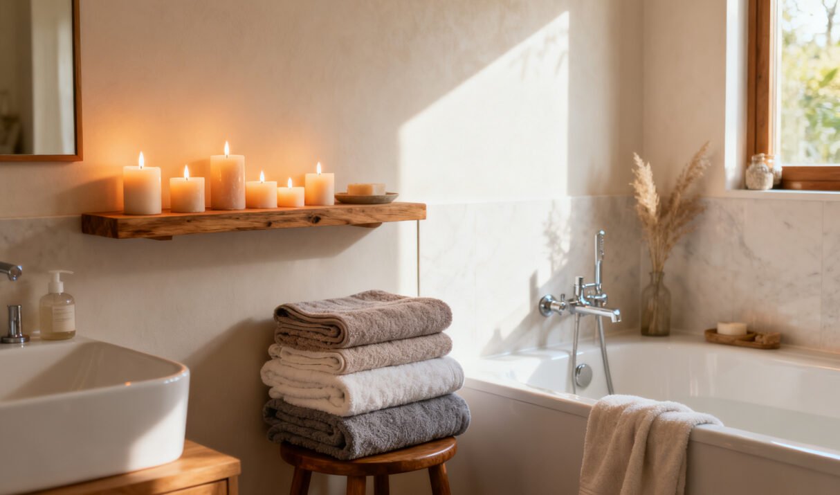 Cheap Ways to Make Your Bathroom Feel Like a Spa