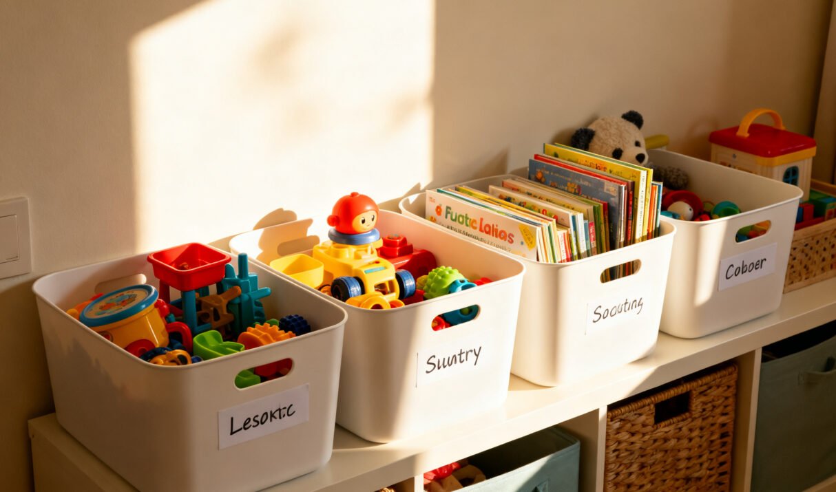 How to Organize Kids’ Toys in a Small Space