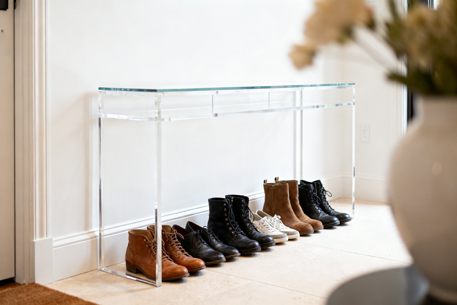 Tidy, welcoming entryway
