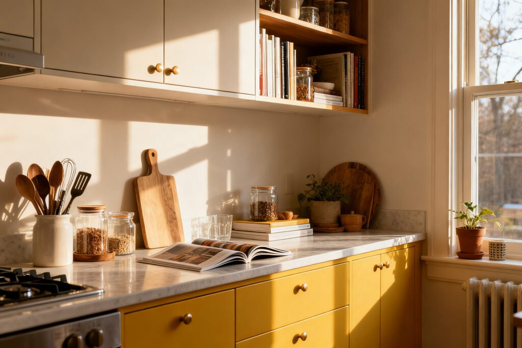 Clear counters with tidy storage