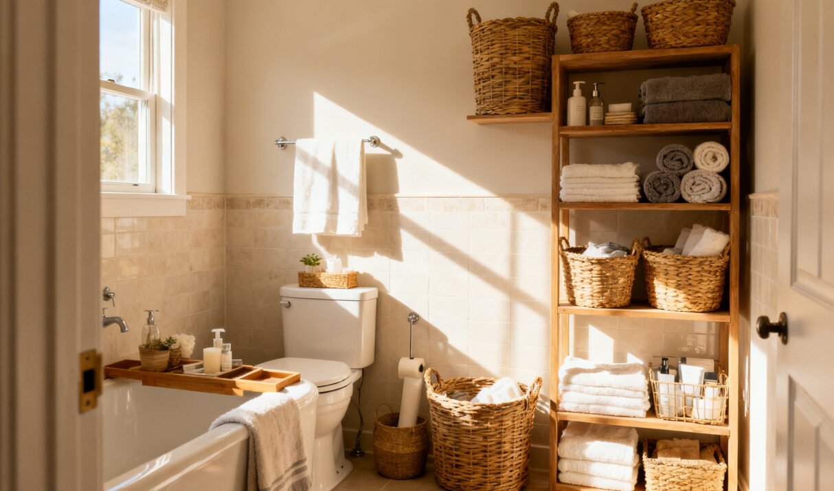 Small Bathroom Storage Ideas for Renters